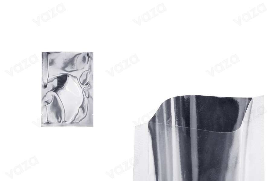 Σακουλάκια αλουμινίου 80x120 mm με δυνατότητα σφράγισης με θερμοκόλληση - 100 τμχ Σακουλάκια αλουμινίου 80x120 mm με δυνατότητα σφράγισης με θερμοκόλληση - 100 τμχ-εικόνα_προϊοντική