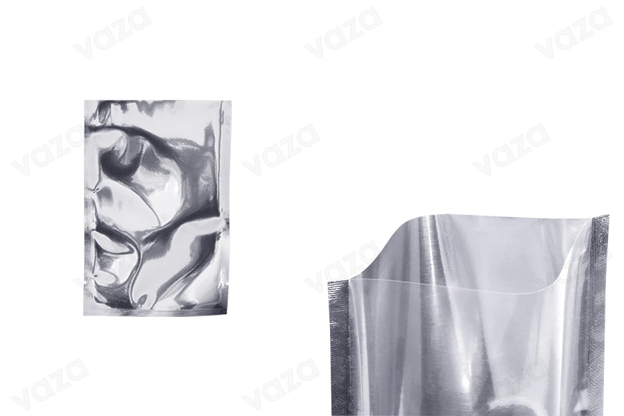 Σακουλάκια αλουμινίου 100x150 mm με δυνατότητα σφράγισης με θερμοκόλληση - 100 τμχ Σακουλάκια αλουμινίου 100x150 mm με δυνατότητα σφράγισης με θερμοκόλληση - 100 τμχ-εικόνα_προϊοντική