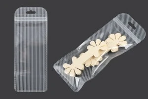 Σακουλάκια πλαστικά με κλείσιμο zip 85x220 mm ριγέ, διάφανα μπρος πίσω και τρύπα eurohole - 100 τμχ-6