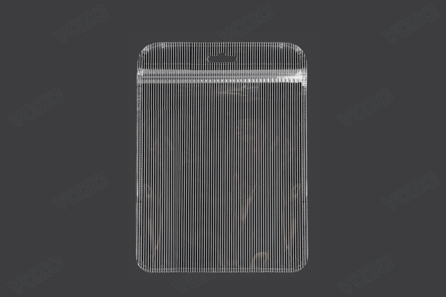 Σακουλάκια πλαστικά με κλείσιμο zip 150x200mm ριγέ, διάφανα μπρος πίσω και τρύπα eurohole - 100 τμχ-εικόνα_προϊοντική