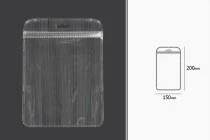 Σακουλάκια πλαστικά με κλείσιμο zip 150x200mm ριγέ, διάφανα μπρος πίσω και τρύπα eurohole - 100 τμχ Σακουλάκια πλαστικά με κλείσιμο zip 150x200mm ριγέ, διάφανα μπρος πίσω και τρύπα eurohole - 100 τμχ