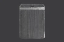 Σακουλάκια πλαστικά με κλείσιμο zip 160x220 mm ριγέ, διάφανα μπρος πίσω και τρύπα eurohole - 100 τμχ Σακουλάκια πλαστικά με κλείσιμο zip 160x220 mm ριγέ, διάφανα μπρος πίσω και τρύπα eurohole - 100 τμχ