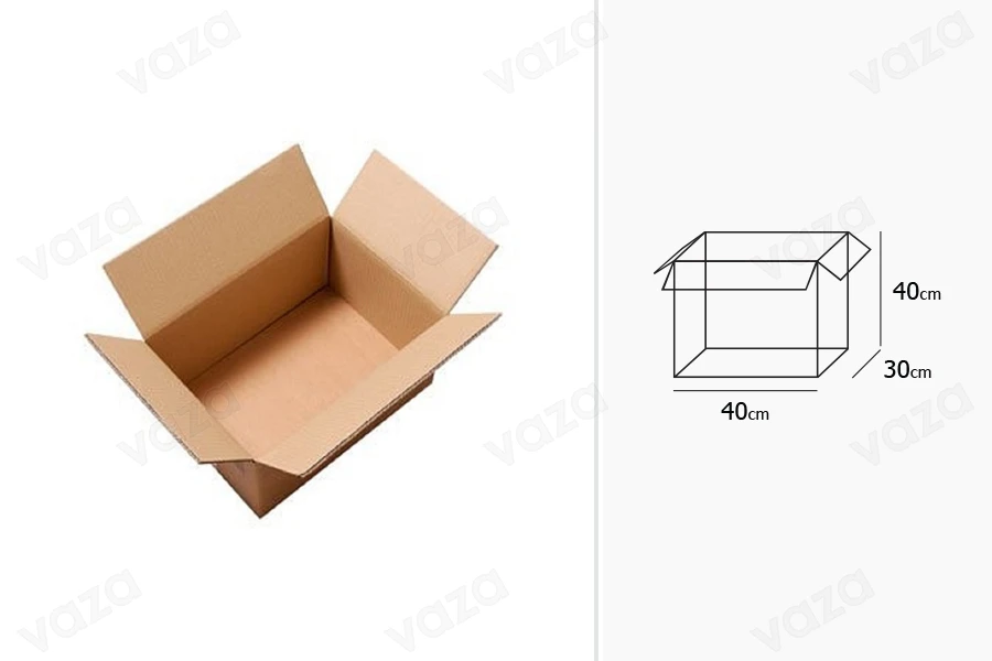 Carton box 5-ply, 40x30x40 cm - 10 pcs-image_dimensions