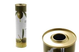 Blechdose für  Olivenöl 750 ml, zylindrisch (F 24)-1