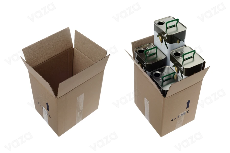 Χαρτοκιβώτιο 31x25x34 cm καφέ 3-φυλλο - 25 τμχ-εικόνα_σύνθεση