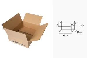 Χαρτοκιβώτιο 40x30x10 καφέ 3-φυλλο - No B16 (25 τμχ)-5