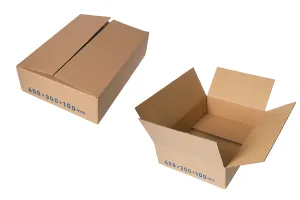 Carton 40x30x10 brown 3-sheet - No B16 (25 pcs)