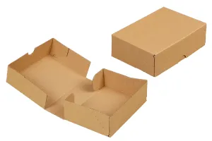 Carton 170x125x55 mm brown 3-sheet - 25 pcs
