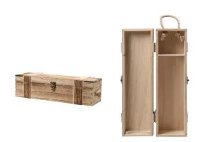 Boite de rangement à vin en bois-1