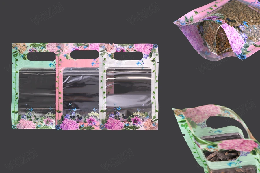 Qese Doy Pack 100x35x150 mm, transparente, me mbyllje “zip”, dorezë dhe mundësi vulosjeje me nxehtësi – 50 copë Qese Doy Pack 100x35x150 mm, transparente, me mbyllje “zip”, dorezë dhe mundësi vulosjeje me nxehtësi – 50 copë-εικόνα_προϊοντική