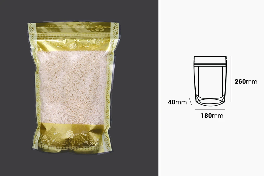 Σακουλάκια τύπου Doy Pack 180x40x260 mm διάφανα με κλείσιμο "zip" και δυνατότητα σφράγισης με θερμοκόλληση - 50 τμχ Σακουλάκια τύπου Doy Pack 180x40x260 mm διάφανα με κλείσιμο "zip" και δυνατότητα σφράγισης με θερμοκόλληση - 50 τμχ