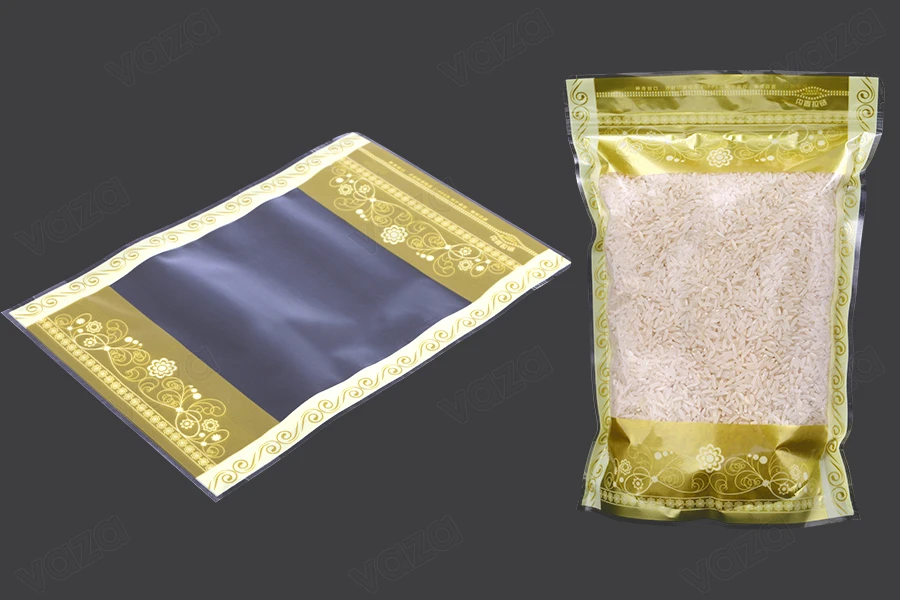 Beutel vom Typ Doy Pack 180x40x260 mm transparent mit Reißverschluss und der Möglichkeit des Heißsiegelns - 50 Stück Beutel vom Typ Doy Pack 180x40x260 mm transparent mit Reißverschluss und der Möglichkeit des Heißsiegelns - 50 Stück-εικόνα_σύνθεση