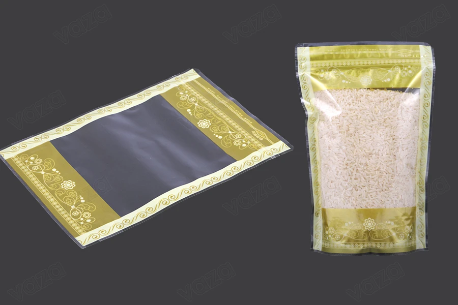 Σακουλάκια τύπου Doy Pack 160x40x240 mm διάφανα με κλείσιμο ''zip'' και δυνατότητα σφράγισης με θερμοκόλληση - 50 τμχ-εικόνα_σύνθεση