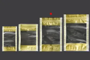 Σακουλάκια τύπου Doy Pack 160x40x240 mm διάφανα με κλείσιμο ''zip'' και δυνατότητα σφράγισης με θερμοκόλληση - 50 τμχ-3