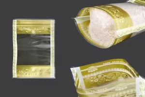 Σακουλάκια τύπου Doy Pack 150x40x210 mm διάφανα με κλείσιμο zip και δυνατότητα σφράγισης με θερμοκόλληση - 50 τμχ