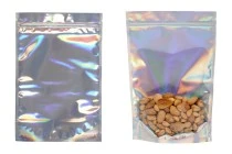 Σακουλάκια αλουμινίου τύπου Doy Pack, διάφανα μπροστά με κλείσιμο "zip" και δυνατότητα σφράγισης με θερμοκόλληση 200x50x300 mm - 50 τμχ Σακουλάκια αλουμινίου τύπου Doy Pack, διάφανα μπροστά με κλείσιμο "zip" και δυνατότητα σφράγισης με θερμοκόλληση 200x50x300 mm - 50 τμχ