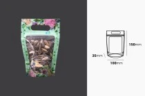 Σακουλάκια τύπου Doy Pack 100x35x150 mm διάφανα με κλείσιμο "zip", χειρολαβή και δυνατότητα σφράγισης με θερμοκόλληση - 50 τμχ Σακουλάκια τύπου Doy Pack 100x35x150 mm διάφανα με κλείσιμο "zip", χειρολαβή και δυνατότητα σφράγισης με θερμοκόλληση - 50 τμχ