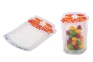 Σακουλάκια τύπου Doy Pack σε σχήμα βάζου 135x35x195 mm με κλείσιμο ''zip'' - 50 τμχ-4