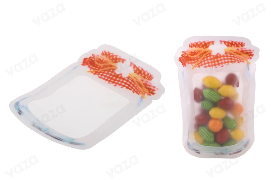 Σακουλάκια τύπου Doy Pack σε σχήμα βάζου 135x35x195 mm με κλείσιμο ''zip'' - 50 τμχ Σακουλάκια τύπου Doy Pack σε σχήμα βάζου 135x35x195 mm με κλείσιμο ''zip'' - 50 τμχ-εικόνα_σύνθεση