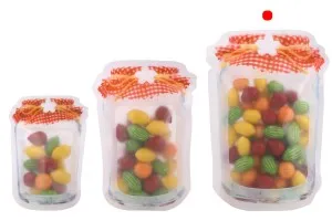 Σακουλάκια τύπου Doy Pack σε σχήμα βάζου 165x43x243 mm με κλείσιμο "zip" - 50 τμχ-3