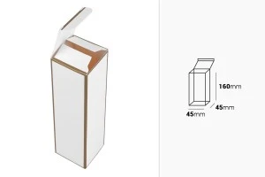 Pappschachtel 45x45x160mm mit Goldrand - 20 Stück-2