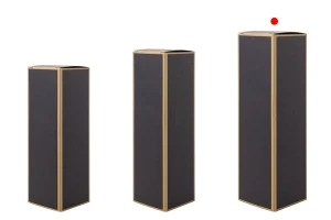 Pappschachtel 45x45x160mm mit Goldrand - 20 Stück-6