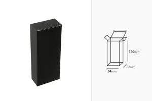 Κουτί χάρτινο 64x35x160 σε διάφορα χρώματα - 50 τμχ-2