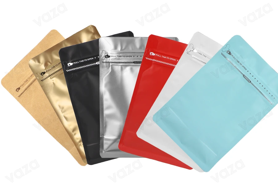 Δειγματολόγιο Doy-pack αλουμινίου διάστασης 135x75x265 mm - 442-02--εικόνα_προϊοντική