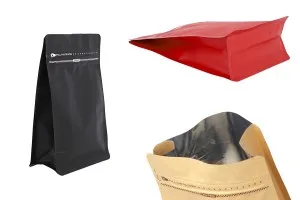 Σακουλάκια αλουμινίου τύπου Doy Pack, κλείσιμο με θερμοκόλληση, άνοιγμα με ταινία ασφαλείας και χρήση του zipper 130x70x200 mm - 25 τμχ-1