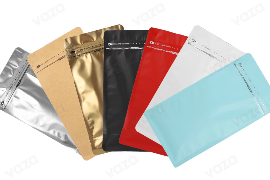 Σακουλάκια αλουμινίου τύπου Doy Pack 135x75x265 mm, κλείσιμο με θερμοκόλληση, άνοιγμα με ταινία ασφαλείας και χρήση του zipper - 25 τμχ Σακουλάκια αλουμινίου τύπου Doy Pack 135x75x265 mm, κλείσιμο με θερμοκόλληση, άνοιγμα με ταινία ασφαλείας και χρήση του zipper - 25 τμχ-εικόνα_σύνθεση