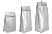 Σακουλάκια αλουμινίου τύπου Doy Pack 150x95x325 mm με βαλβίδα, κλείσιμο με θερμοκόλληση, άνοιγμα με ταινία ασφαλείας και χρήση του zipper - 25 τμχ Σακουλάκια αλουμινίου τύπου Doy Pack 150x95x325 mm με βαλβίδα, κλείσιμο με θερμοκόλληση, άνοιγμα με ταινία ασφαλείας και χρήση του zipper - 25 τμχ