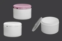 Πλαστικό βάζο για κρέμες 300 ml με πλαστικό παρέμβυσμα