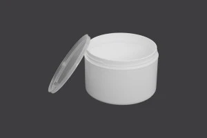 Πλαστικό βάζο για κρέμες 300 ml με πλαστικό παρέμβυσμα-2