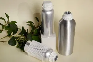 Bouteille en aluminium de 1000 ml pour le stockage d'essences, de parfums et de solutions alcoolisées avec couvercle de sécurité-6