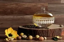 Μπουκαλάκι 200 ml γυάλινο σε οβάλ σχήμα