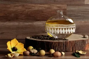 Bouteille de 200 ml en verre de forme ovale-4