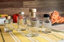 Bouteille en verre cylindrique de 100 ml Bouteille en verre cylindrique de 100 ml