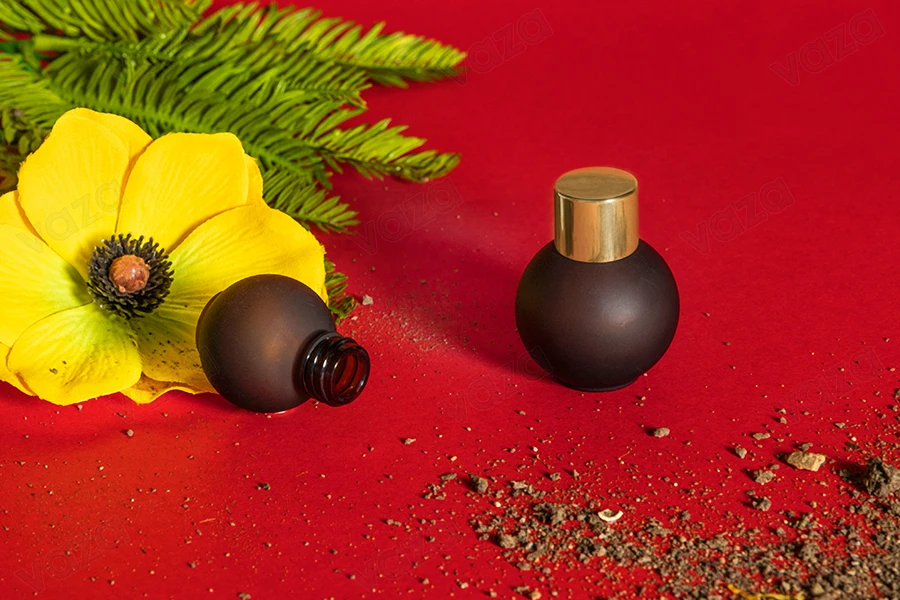 30ml frosted amber spherical glass bottle-image_group