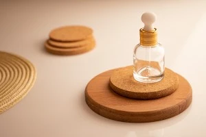 Kosmetikflasche 30ml aus Glas mit Pipette, Abfluss und Deckel-4
