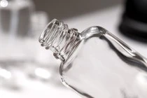 Μπουκαλάκι 10 ml για αιθέρια έλαια γυάλινο, διάφανο σε οβάλ σχήμα (PP18)