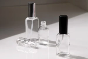 10ml Flasche für ätherische Öle aus Glas, transparent in ovaler Form (PP18)-3