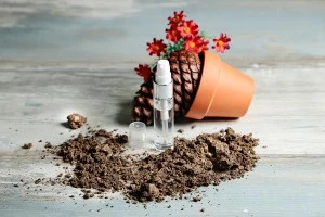 Μπουκαλάκι γυάλινο κυλινδρικό 10 ml  PP16 σε διάφανο χρώμα-3