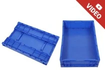 Τελάρο πτυσσόμενο 650x435x160 mm σε μπλε χρώμα Τελάρο πτυσσόμενο 650x435x160 mm σε μπλε χρώμα