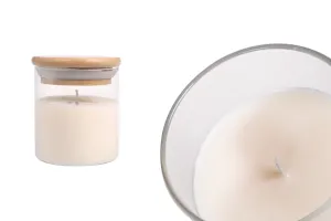 Waxed cotton wicks for candles with a length of 40 mm and a metal base - 50 pcs-3