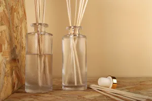 Γυάλινο διάφανο διακοσμητικό μπουκάλι 150 ml για αρωματικό χώρου-3