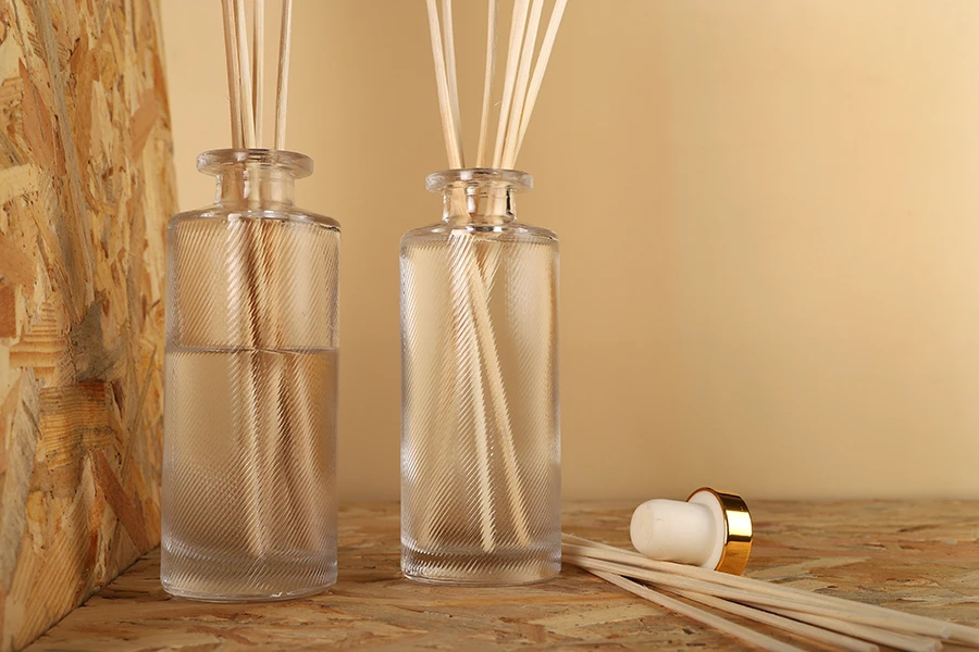 Glasklare Flasche 150 ml für Schilfrohrdiffusor