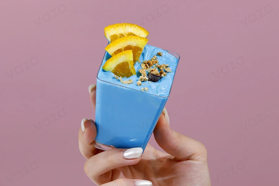 Cup (bowl) 150 ml square for sweets - 25 pcs-photo_groupe