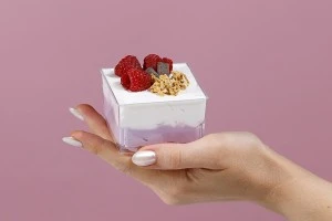 Cup (bowl) 150 ml in square shape for sweets - 25 pcs-3