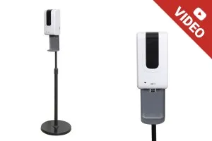 Support de sol avec dispositif automatique (distributeur) pour antiseptique pour les mains-1