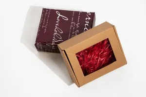 Scatola da confezione in carta kraft con finestra 170x130x60 mm – Confezione da 25 pz-5